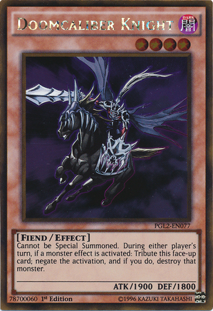 Doomcaliber Knight [PGL2-EN077] Gold Rare Yu-Gi-Oh!