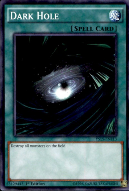 Dark Hole [YS15-ENF13] Shatterfoil Rare Yu-Gi-Oh!