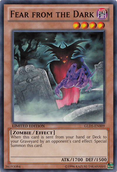 Fear from the Dark [GLD5-EN009] Common Yu-Gi-Oh!