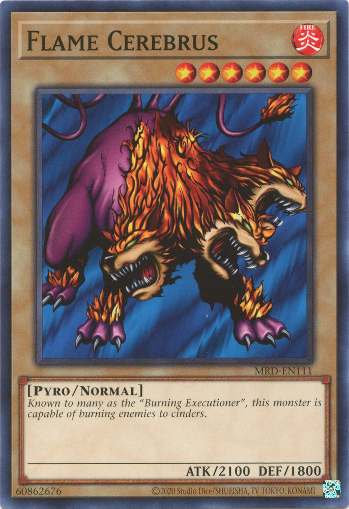 Flame Cerebrus (25th Anniversary) [MRD-EN111] Common Yu-Gi-Oh!
