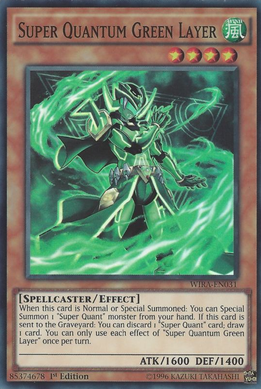Super Quantum Green Layer [WIRA-EN031] Super Rare Yu-Gi-Oh!