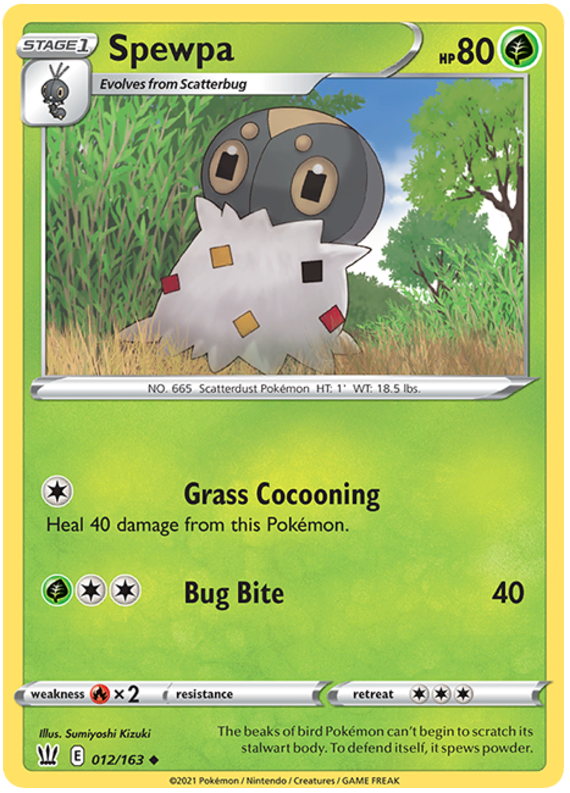 Spewpa (012/163) [Sword & Shield: Battle Styles] Pokémon