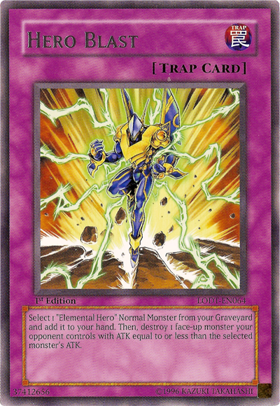 Hero Blast [LODT-EN064] Rare Yu-Gi-Oh!