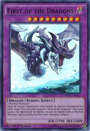 First of the Dragons [MP15-EN162] Super Rare Yu-Gi-Oh!