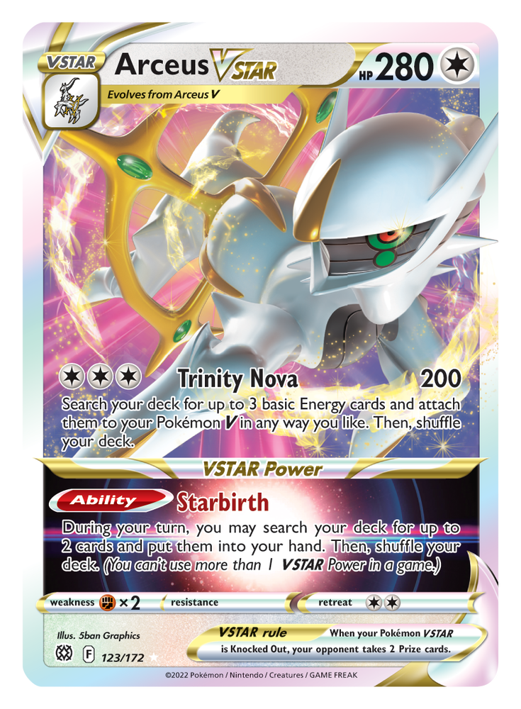 Arceus VSTAR (123/172) [Sword & Shield: Brilliant Stars] Pokémon