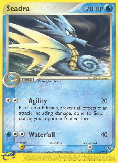 Seadra (40/97) [EX: Dragon] Pokémon
