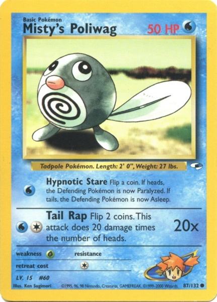 Misty's Poliwag (87/132) [Gym Heroes Unlimited] Pokémon