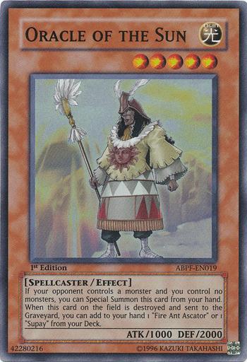 Oracle of the Sun [ABPF-EN019] Super Rare Yu-Gi-Oh!