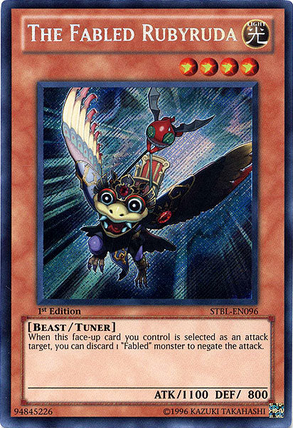 The Fabled Rubyruda [STBL-EN096] Secret Rare Yu-Gi-Oh!