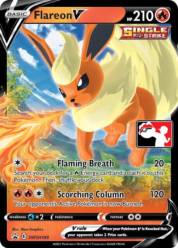 Flareon V (SWSH149) [Prize Pack Series One] Pokémon