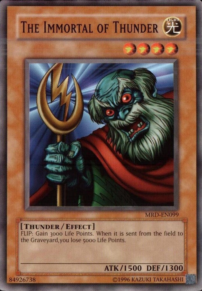 The Immortal of Thunder [MRD-EN099] Common Yu-Gi-Oh!