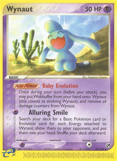 Wynaut (54/100) [EX: Sandstorm] Pokémon