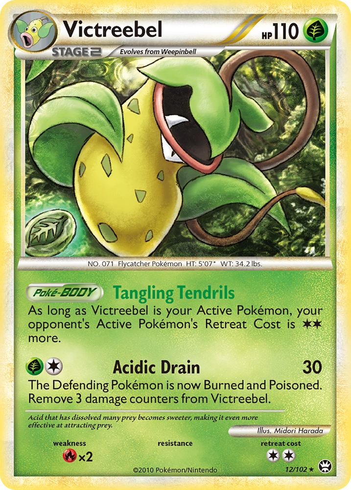 Victreebel (12/102) [HeartGold & SoulSilver: Triumphant] Pokémon