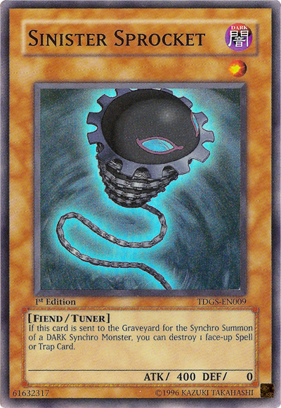 Sinister Sprocket [TDGS-EN009] Super Rare Yu-Gi-Oh!