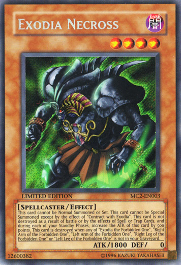 Exodia Necross [MC2-EN003] Secret Rare Yu-Gi-Oh!