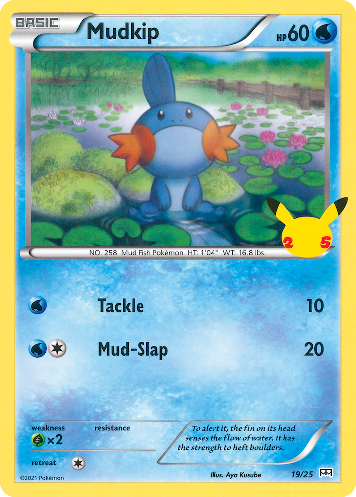 Mudkip (19/25) [McDonald's 25th Anniversary] Pokémon