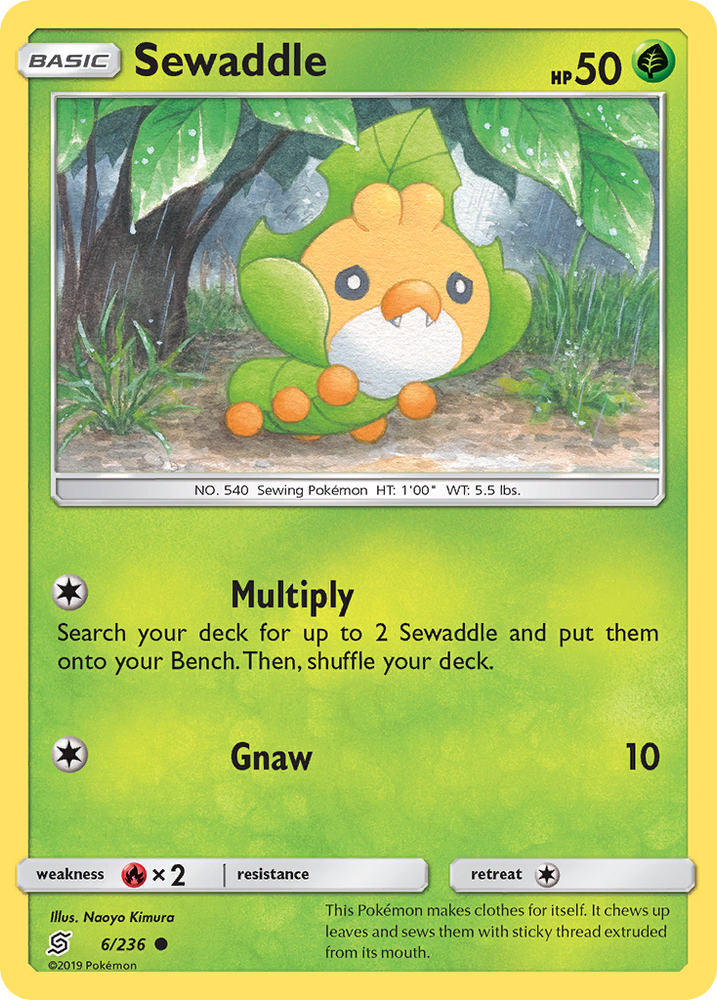 Sewaddle (6/236) [Sun & Moon: Unified Minds] Pokémon