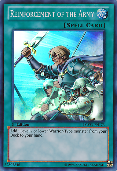Reinforcement of the Army [LCYW-EN173] Super Rare Yu-Gi-Oh!