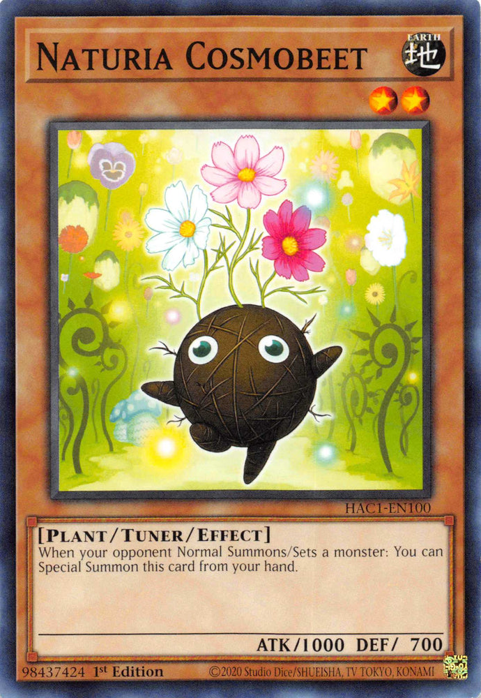Naturia Cosmobeet [HAC1-EN100] Common Yu-Gi-Oh!