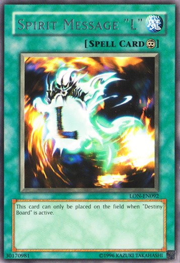 Spirit Message "L" [LON-EN091] Rare Yu-Gi-Oh!