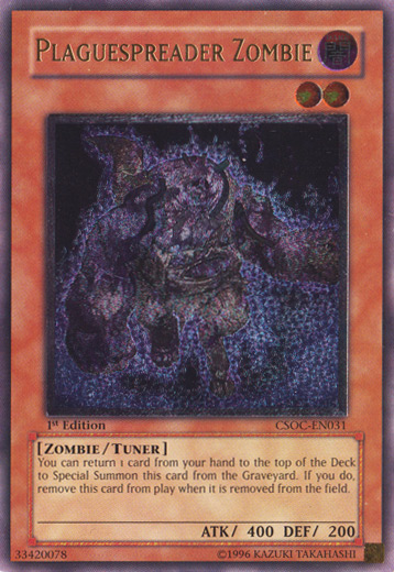 Plaguespreader Zombie (UTR) [CSOC-EN031] Ultimate Rare Yu-Gi-Oh!