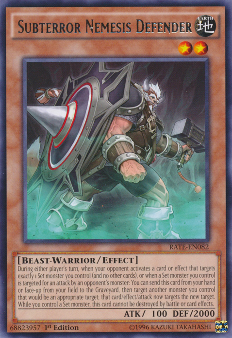 Subterror Nemesis Defender [RATE-EN082] Rare Yu-Gi-Oh!