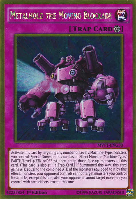 Metalhold the Moving Blockade [MVP1-ENG30] Gold Rare Yu-Gi-Oh!