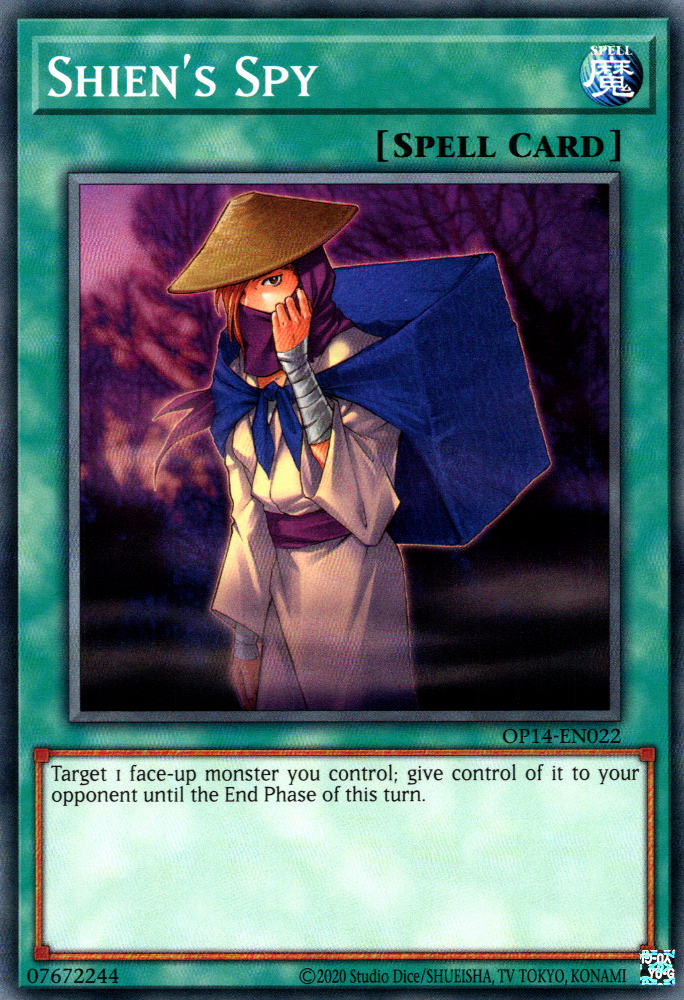 Shien's Spy [OP14-EN022] Common Yu-Gi-Oh!