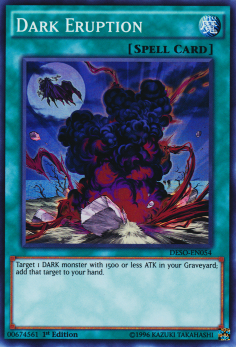 Dark Eruption [DESO-EN054] Super Rare Yu-Gi-Oh!