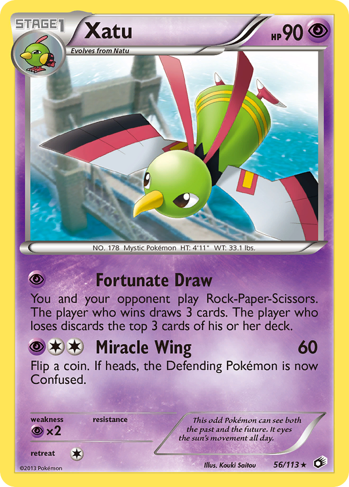 Xatu (56/113) [Black & White: Legendary Treasures] Pokémon