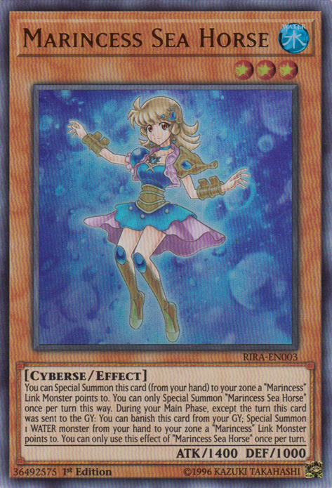 Marincess Sea Horse [RIRA-EN003] Ultra Rare Yu-Gi-Oh!