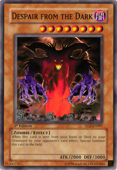 Despair from the Dark [SD2-EN007] Common Yu-Gi-Oh!