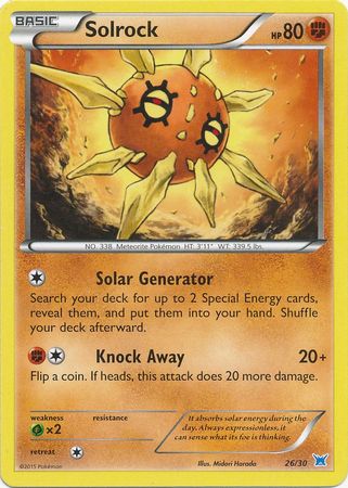 Solrock (26/30) [XY: Trainer Kit 2 - Latios] Pokémon