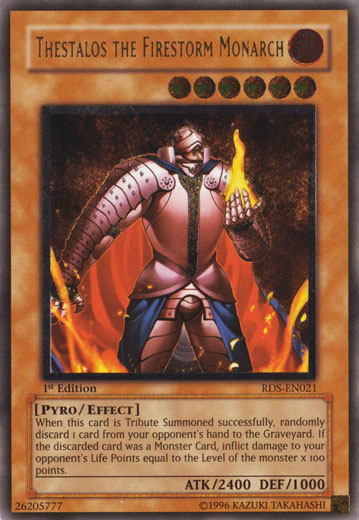 Thestalos the Firestorm Monarch [RDS-EN021] Ultimate Rare Yu-Gi-Oh!