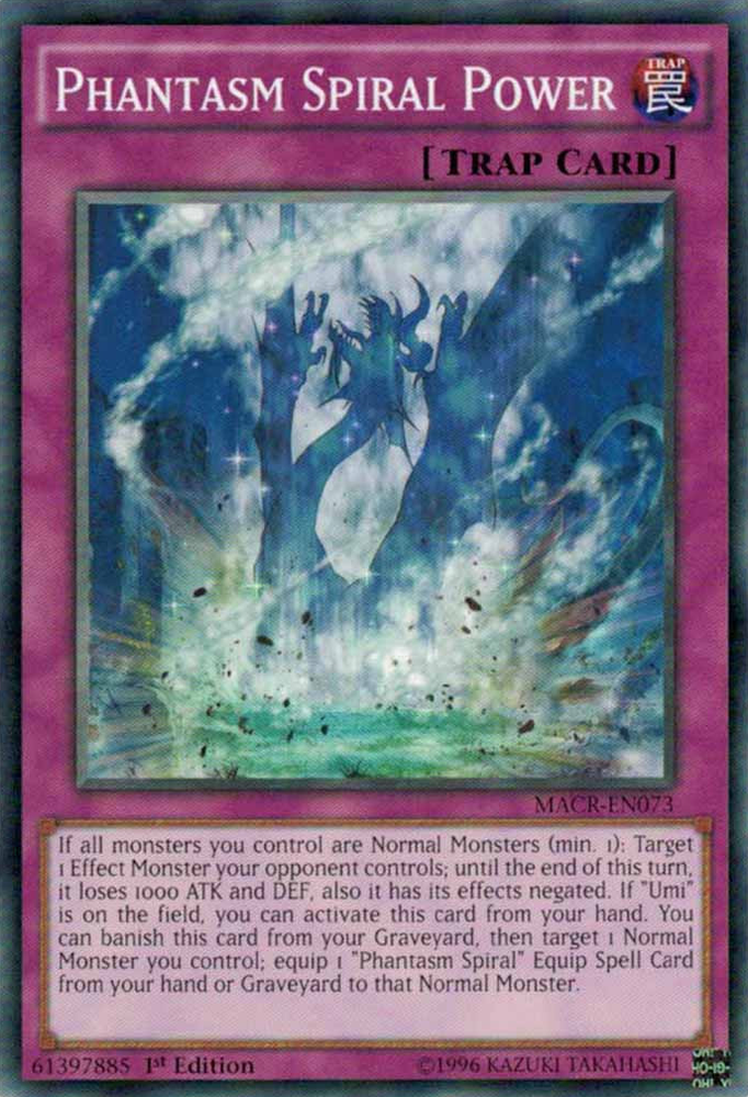 Phantasm Spiral Power [MACR-EN073] Common Yu-Gi-Oh!