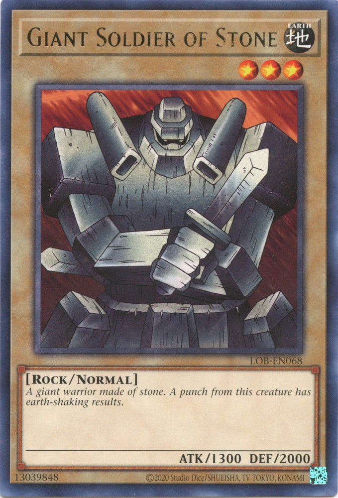 Giant Soldier of Stone (25th Anniversary) [LOB-EN068] Rare Yu-Gi-Oh!