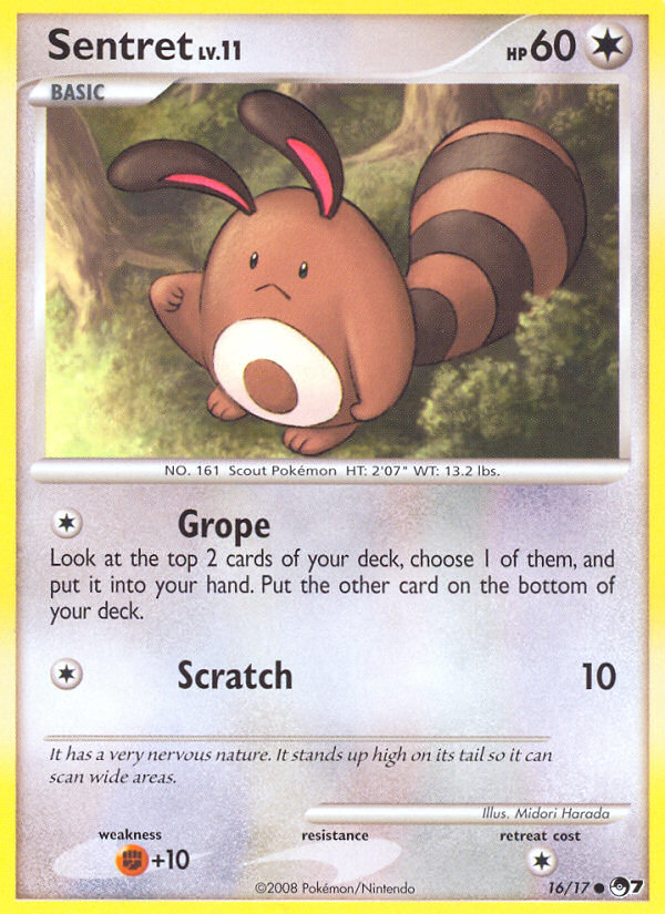 Sentret (16/17) [POP Series 7] Pokémon