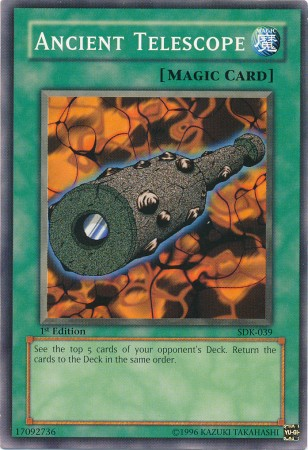 Ancient Telescope [SDK-039] Common Yu-Gi-Oh!