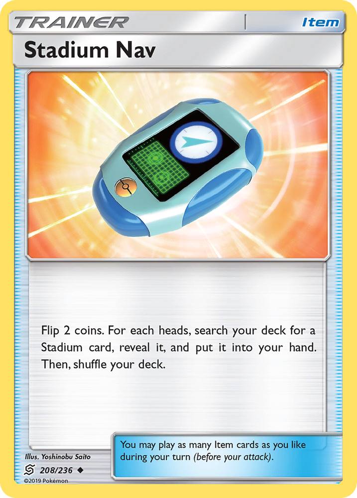 Stadium Nav (208/236) [Sun & Moon: Unified Minds] Pokémon