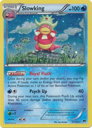Slowking (21/122) (Cosmos Holo) [XY: BREAKpoint] Pokémon