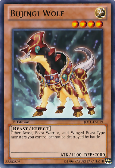 Bujingi Wolf [JOTL-EN019] Common Yu-Gi-Oh!