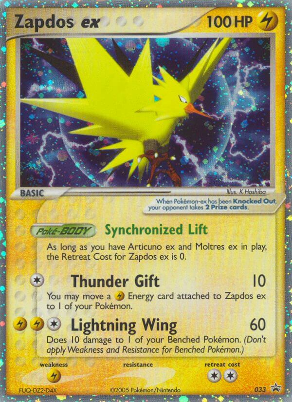 Zapdos ex (033) [Nintendo: Black Star Promos] Pokémon