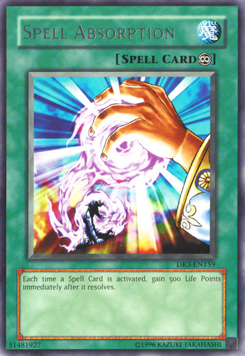 Spell Absorption [DR3-EN159] Rare Yu-Gi-Oh!
