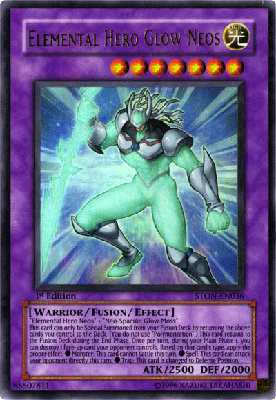 Elemental Hero Glow Neos [STON-EN036] Ultra Rare Yu-Gi-Oh!
