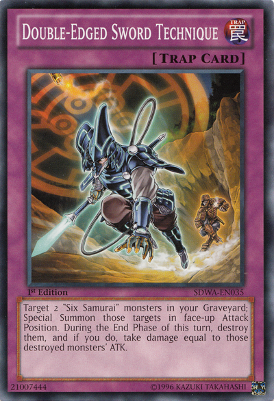 Double-Edged Sword Technique [SDWA-EN035] Common Yu-Gi-Oh!