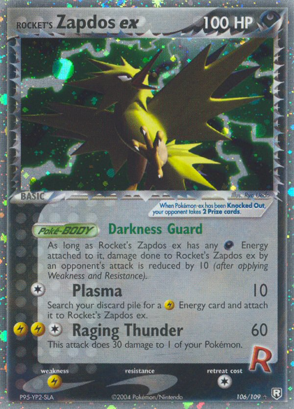 Rocket's Zapdos ex (106/109) [EX: Team Rocket Returns] Pokémon