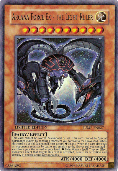 Arcana Force Ex - the Light Ruler [JUMP-EN027] Ultra Rare Yu-Gi-Oh!