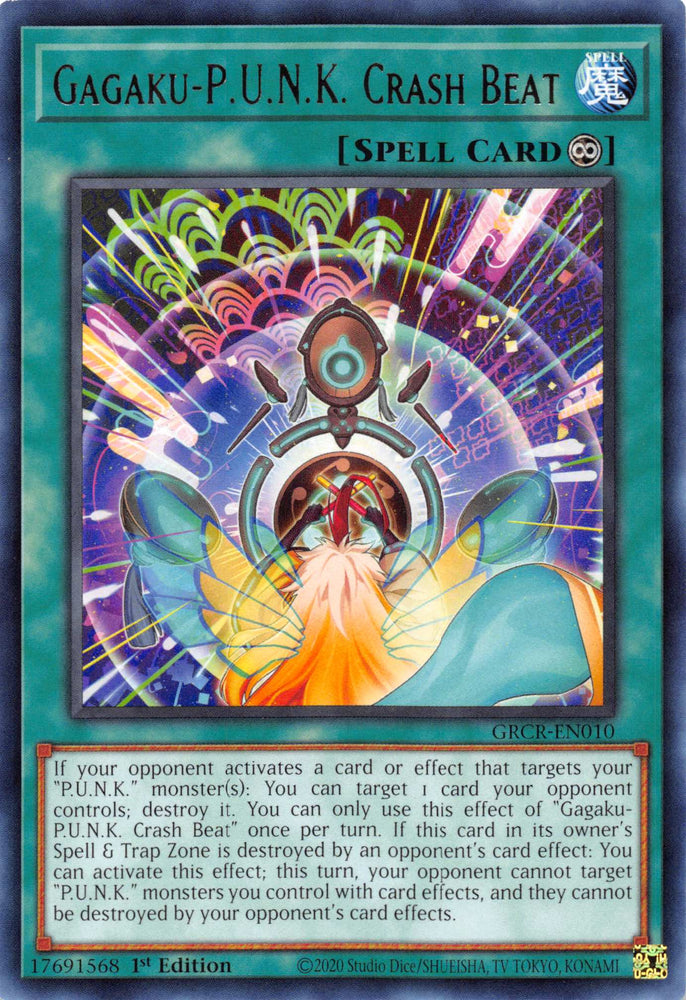 Gagaku-P.U.N.K. Crash Beat [GRCR-EN010] Rare Yu-Gi-Oh!