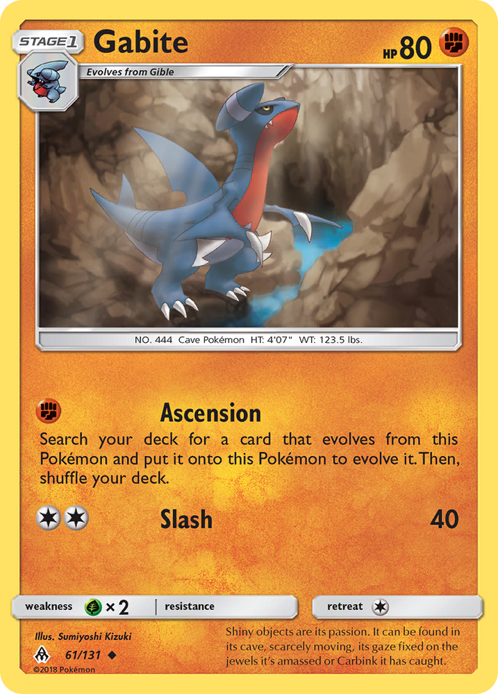 Gabite (61/131) [Sun & Moon: Forbidden Light] Pokémon