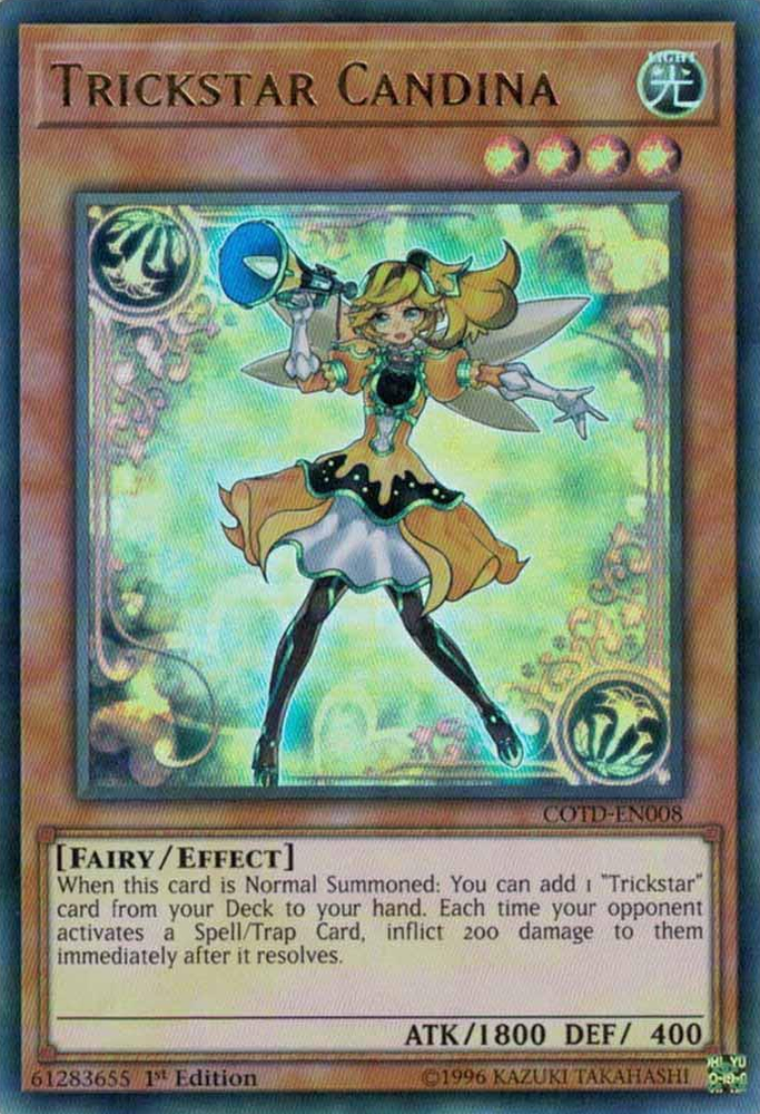 Trickstar Candina [COTD-EN008] Ultra Rare Yu-Gi-Oh!